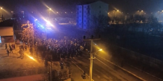 Iğdır Üniversitesi öğrencilerinden zam protestosu