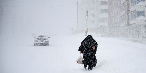 Bölge için çığ, buzlanma ve don uyarısı