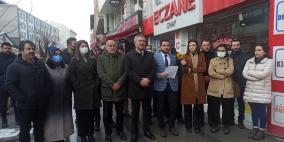 Van’da bulunan STK’lar, İHD’nin Diyarbakır Şubesine yapılan baskını kınadı