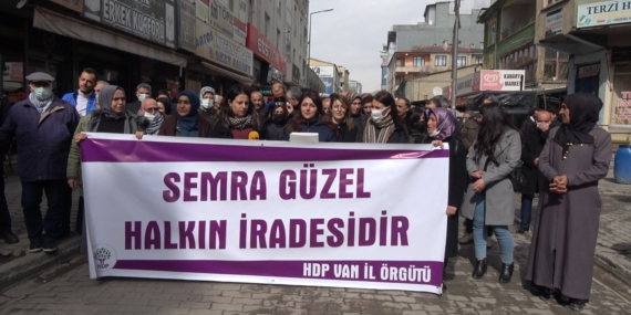 Van’da Semra Güzel protestosu: Dokunulmazlığının kaldırılması kadın iradesine saldırıdır