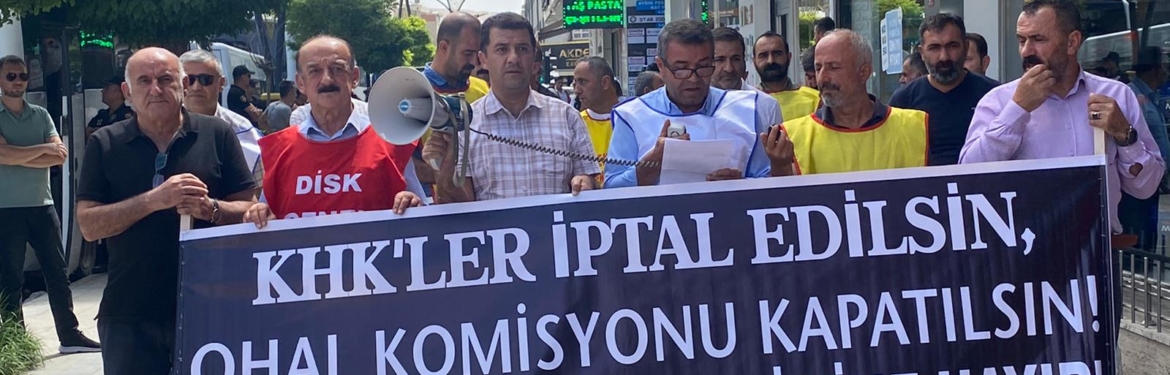 Van Demokrasi Platformu: KHK’lılar işlerine iade edilsin