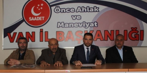 Saadet Partisi Van İl Başkanlığı’nın gündemi ‘Hayvancılık’