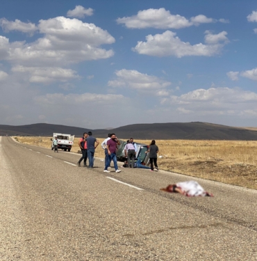 Erzurum’da kaza 1 kişi yaşamını yitirdi (1)