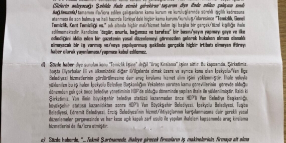 Rojnamevan Guler: Şîrketa ku tekzîp şandiye, dixwaze bêrêtiyê bide veşartin!