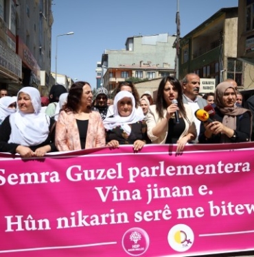 hdp-erciş-semra-güzel-protesto