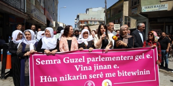 Van’da Güzel’in tutuklanması protesto edildi