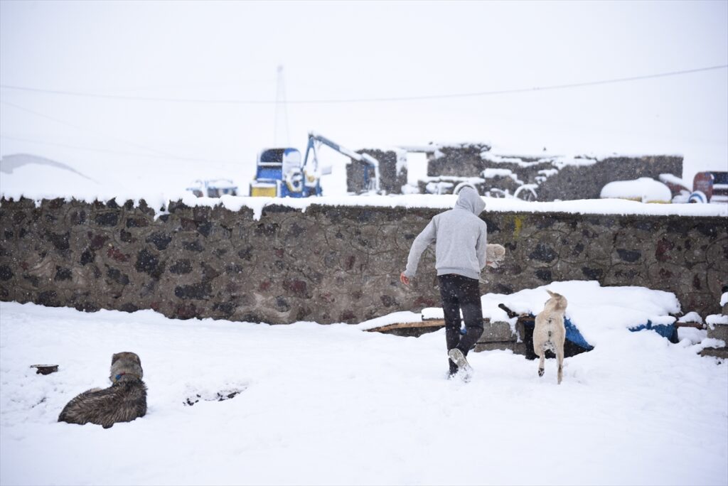 Kars’ta kar yağışı hayatı olumsuz etkiledi - kars kar yagisi 3