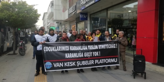 KESK Van’dan ‘istismara’ tepki: Bu karanlıkla mücadele etmeliyiz