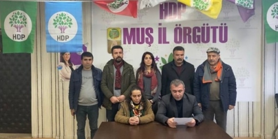 HDP Muş il binası ateşe verilmek istendi