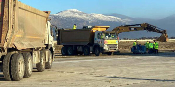 Hatay Havalimanı’nın onarımına başlandı