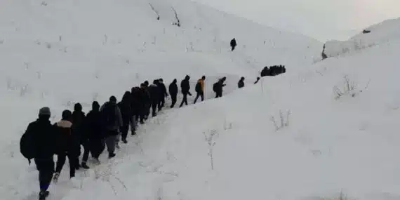 Van’da sınırı geçen 240 göçmen gözaltına alındı