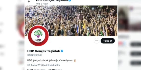 HDP adına Twitter’da mavi tikli sahte  hesap