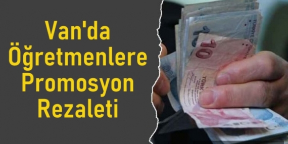 Banka promosyonu Van’da gündem oldu