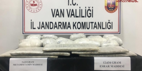 Van mezarlığından uyuşturucu madde bulundu