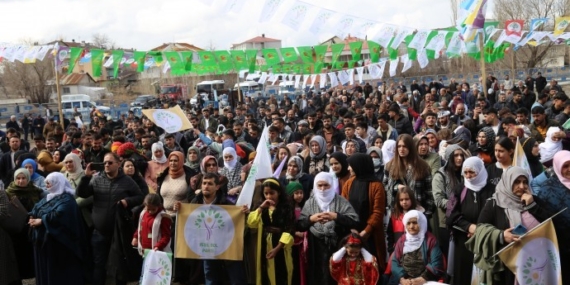 Malazgirt’te 5 yıl sonunda Newroz ateşi harlandı