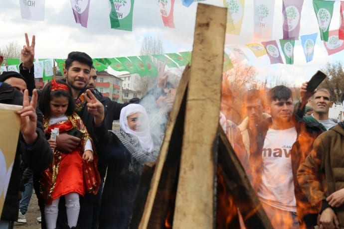 Malazgirt'te 5 yıl sonunda Newroz ateşi harlandı - musmalazgirt newrozz6