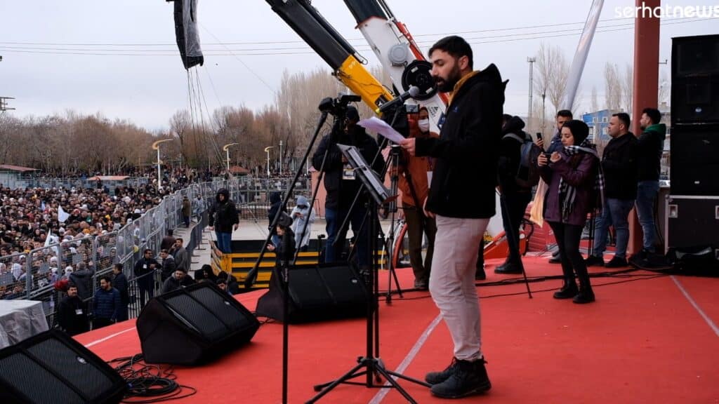 HDP’li Temelli Van Newrozu’nda seslendi: Talana karşı seçimlerde cevap olacağız - van newroz atse harlama 3