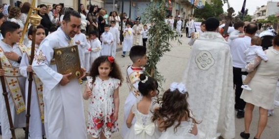 Xiristiyanên Qamişloyê Cejna Qiyamê  pîroz kir