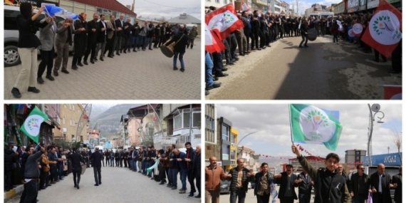 Yeşil Sol Van’ın 4 ilçesinde daha seçim bürosu açtı