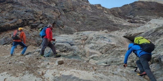 Milli dağcı Hakkari’de kaya tırmanışı yaptı