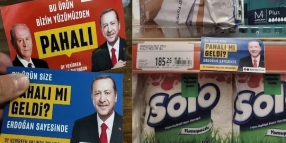 ‘Pahalı mı geldi Erdoğan sayesinde’ etiket tasarımcısına beraat