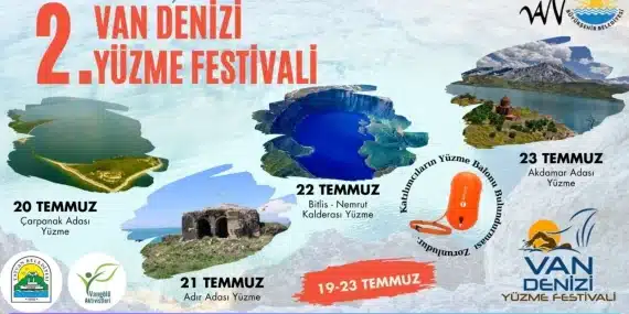 Tehlike çanlarının çaldığı Van Gölü ‘Yüzme Festivali’ne hazırlanıyor!