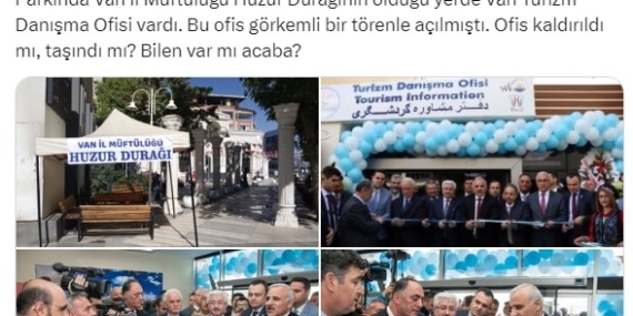 Van Turizm Danışma Ofisi yerine ‘Van İl Müftülüğü’ Huzur Durağı!