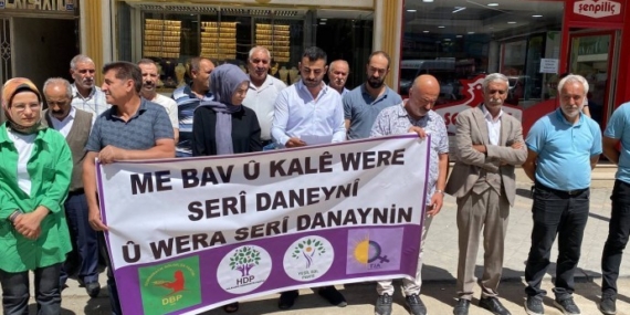 HDP tabelasına saldırı Doğubayazıt’ta protesto edildi