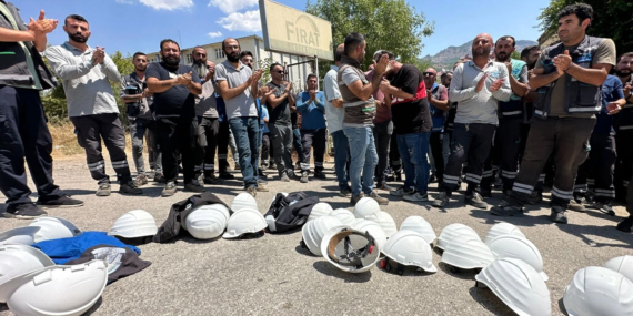 Fırat Elektrik çalışanları iş yavaşlatma eylemi başlattı