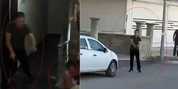 Mardin’de güvenlik korucusu polisi dövüp silahını elinden aldı