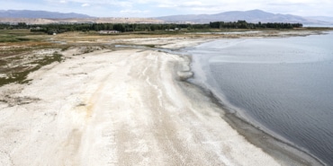 Kuraklık Van Gölü’nü de vurdu: Gölün haritası değişti - Van golu
