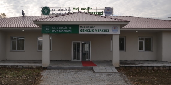 Muş’ta yapılan spor kompleksi tamamlandı