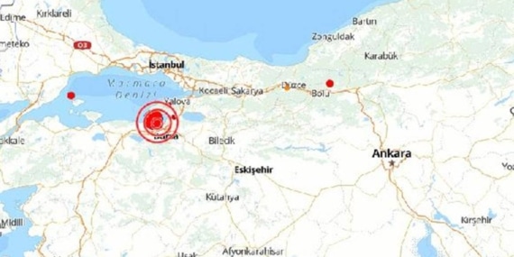 Marmara Denizi’nde 5.1 büyüklüğünde deprem: İstanbul’da da hissedildi