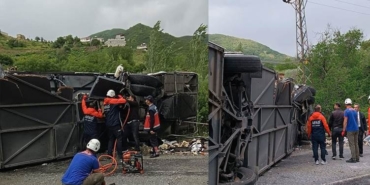 Van-Bitlis  yolunda kaza Çok sayıda ölü ve yaralı var