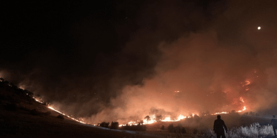 Van Büyükşehir Belediyesi yangına müdahale için araç ve ekip yolladı