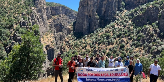 Van’da geleceğin fotoğrafçıları Masiro Kanyonunda