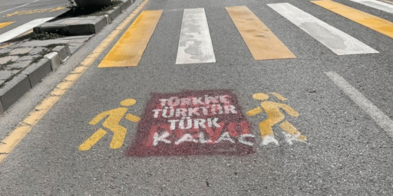 ırkçı yazılama