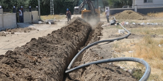 VASKİ’den hizmet atağı: 400 metre yeni içme suyu hattı çekildi