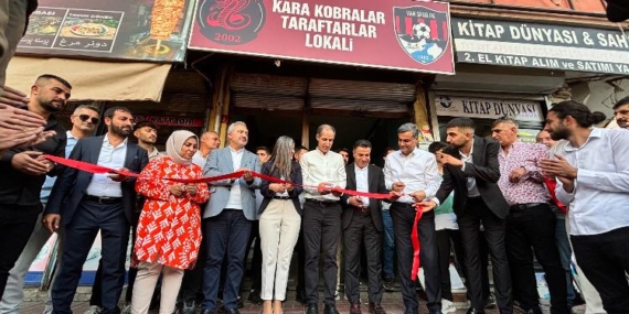 Zeydan be Şedal’in katılımı ile Kara Kobralar taraftar lokali açılışı yapıldı