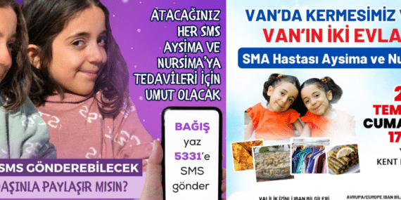 Aysima ve Nursima Ayrılmasın, sizin desteklerinizle yaşamaya devam etsin