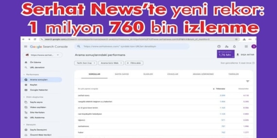 Serhat News’te yeni rekor  En fazla tıklanan haber “ez di gora bave te nim”