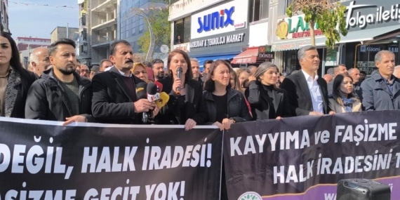 Van’da kayyım protestosu: Kayyımlar özgürlük ve demokrasi sorunudur