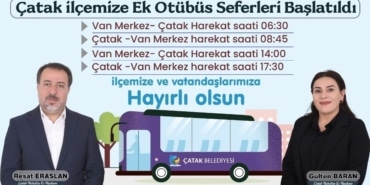 çatak otobüs seferleri